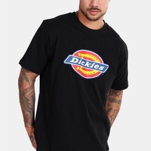Dickies Men's Black Tee with Logo